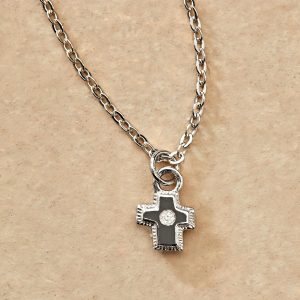 Silver Bright Faith Necklace
